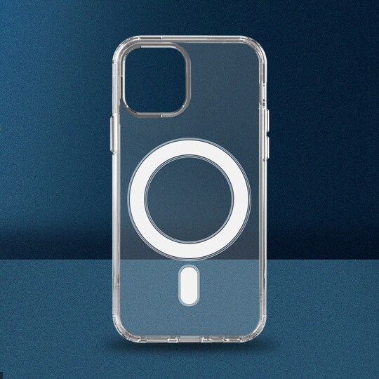 Matkapuhelinkotelo MagSafe lataustuki Läpinäkyvä iPhone 14