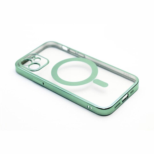 Matkapuhelinkotelo MagSafe lataustuki Vihreä iPhone 12 Pro Max