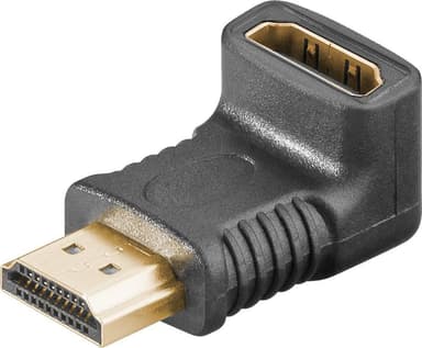 HDMI™-vinkeladapter, Guldpläterad