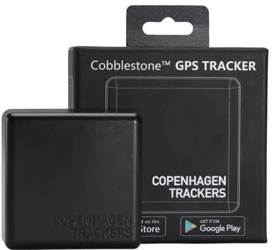 Cobblestone iskunkestävä GPS-paikannin (musta)