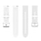 Kellon pikakiinnityshihnat Premium pehmeät silikonihihnat Valkoinen Xiaomi Color, Xiaomi Color2, Xiaomi Color sports strap, Xiaomi S1