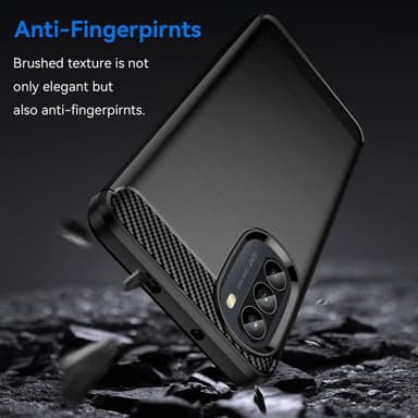 Hiilikuiturakenteinen TPU-kansi Motorola Moto G52: lle