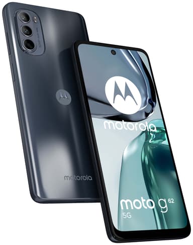 Motorola Moto G62 5G älypuhelin 4/64 GB (keskiyön harmaa)