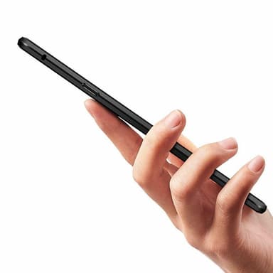 Samsung Galaxy Note 10 kotelo, jossa näytönsuoja hopea