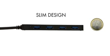 i-tec Advance U3HUB404, USB 3.2 Gen 1 (3.1 Gen 1) Type-A, USB 3.2 Gen 1 (3.1 Gen