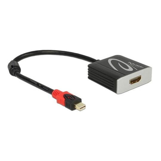 DeLOCK mini DisplayPort - HDMI-sovitin, aktiivinen, 4K 60 Hz, musta