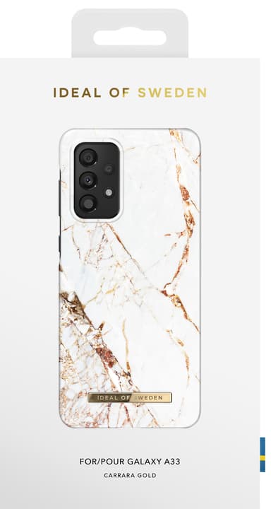 iDeal of Sweden Samsung Galaxy A33 suojakuori (Carrara kulta)