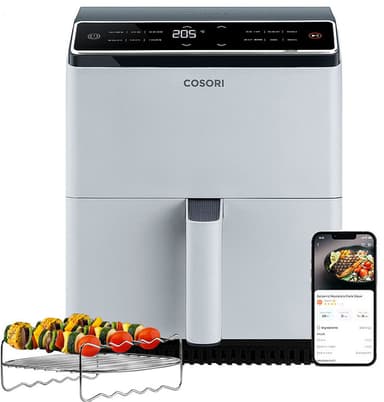 Cosori Dual Blaze Airfryer CAF-P583S-AEUR (vaaleanharmaa)
