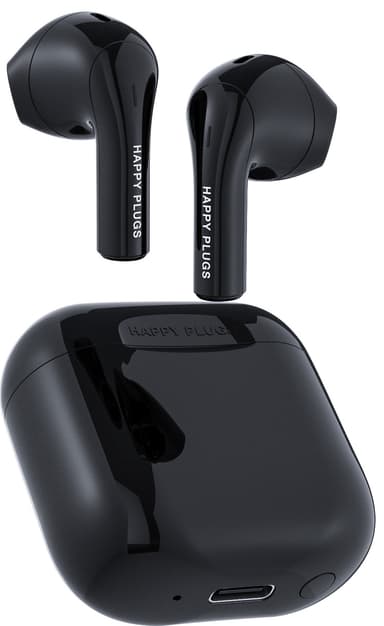 Happy Plugs Joy täysin langattomat in-ear kuulokkeet (musta)
