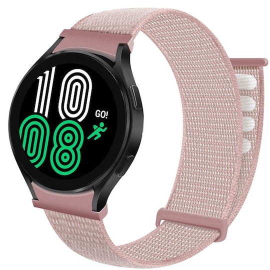 Nylonrannekoru No-Gap Samsung Galaxy Watch 4 (44mm) - Rose Pink