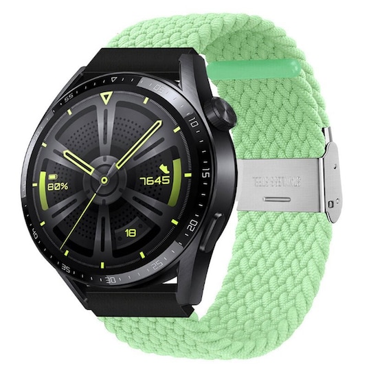Punottu elastinen rannekoru Huawei Watch GT3 (46mm) - pistachio
