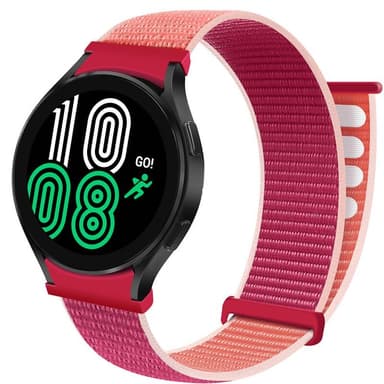 Nylonrannekoru No-Gap Samsung Galaxy Watch 4 (44mm) - Pomegranate
