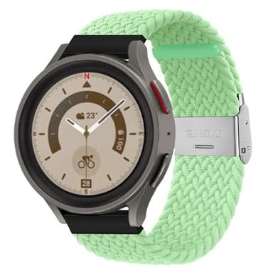 Punottu elastinen rannekoru Samsung Galaxy Watch 5 Pro (45mm) - pistac