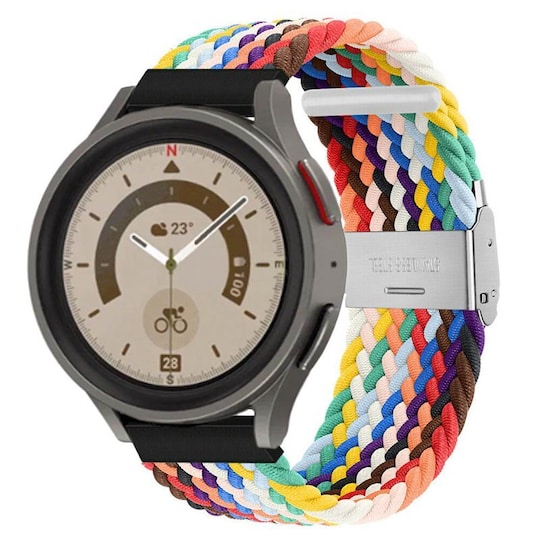 Punottu elastinen rannekoru Samsung Galaxy Watch 5 Pro (45mm) - pride