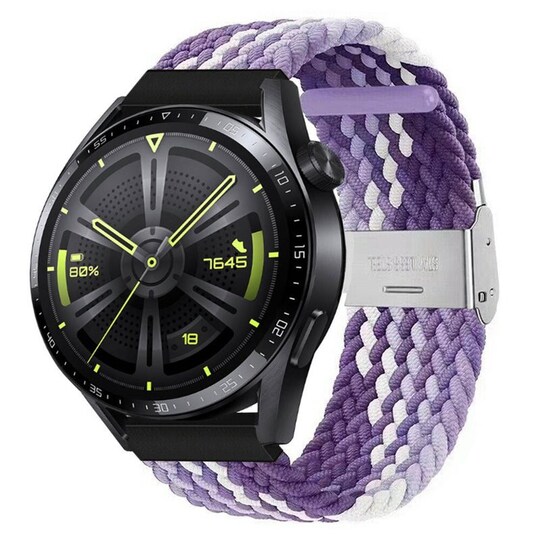 Punottu elastinen rannekoru Huawei Watch GT3 (46mm) - gradientpurple