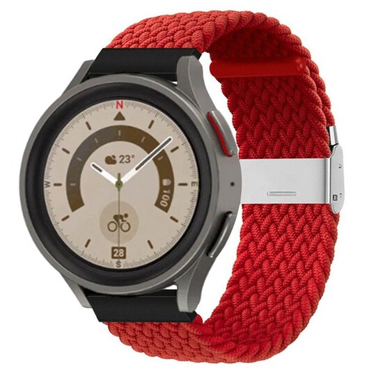 Punottu elastinen rannekoru Samsung Galaxy Watch 5 Pro (45mm) - darkre