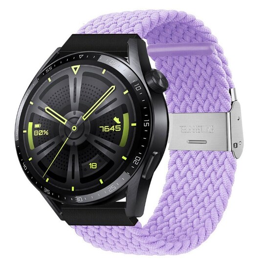 Punottu elastinen rannekoru Huawei Watch GT3 (46mm) - lightpurple