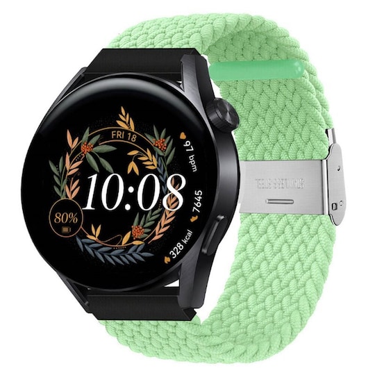 Punottu elastinen rannekoru Huawei Watch GT3 (42mm) - pistachio