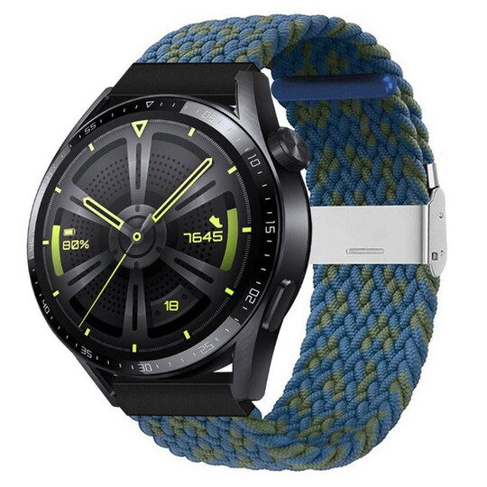 Punottu elastinen rannekoru Huawei Watch GT3 (46mm) - bluegreen