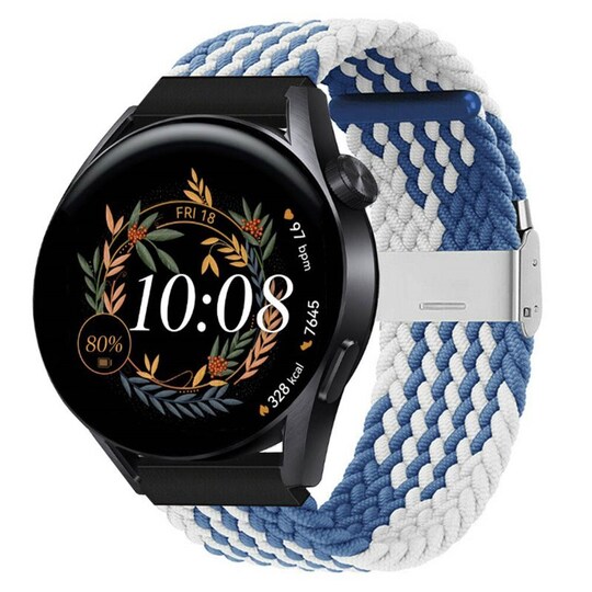 Punottu elastinen rannekoru Huawei Watch GT3 (42mm) - bluewhite