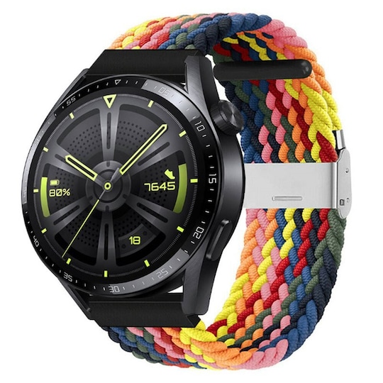 Punottu elastinen rannekoru Huawei Watch GT3 (46mm) - rainbow