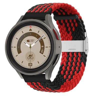 Punottu elastinen rannekoru Samsung Galaxy Watch 5 Pro (45mm) - Punain