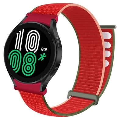 Nylonrannekoru No-Gap Samsung Galaxy Watch 4 (40mm) - Strawberry