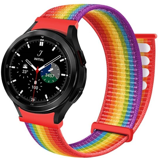 Nylonrannekoru No-Gap Samsung Galaxy Watch 4 Classic (46mm) - Pride