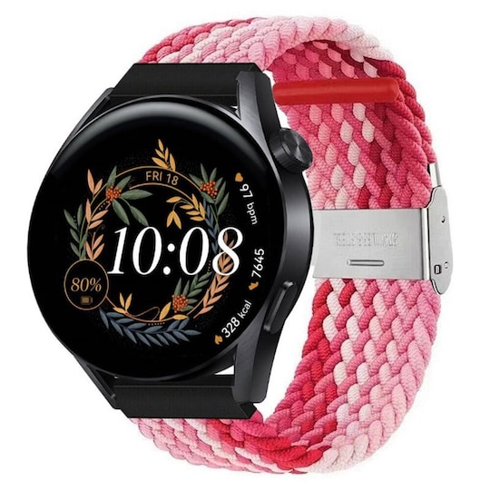 Punottu elastinen rannekoru Huawei Watch GT3 (42mm) - gradientred