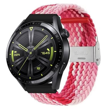 Punottu elastinen rannekoru Huawei Watch GT3 (46mm) - gradientred