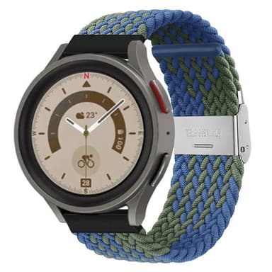 Punottu elastinen rannekoru Samsung Galaxy Watch 5 Pro (45mm) - bluegr