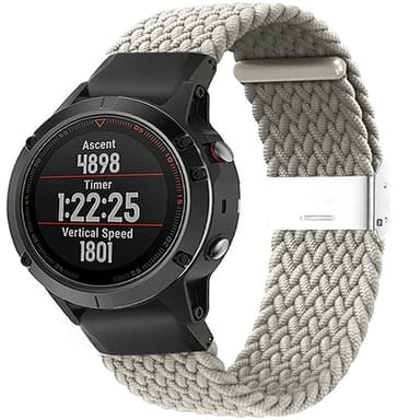 Punottu elastinen rannekoru Garmin Fenix 5 - stone