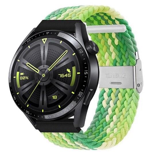 Punottu elastinen rannekoru Huawei Watch GT3 (46mm) - gradientgreen