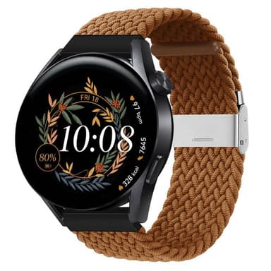 Punottu elastinen rannekoru Huawei Watch GT3 (42mm) - ruskea