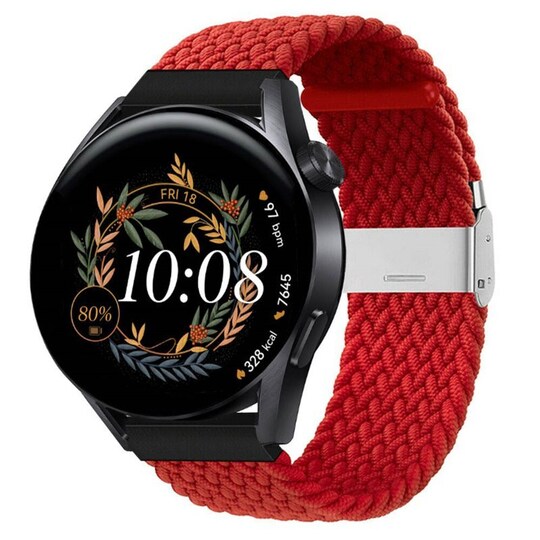 Punottu elastinen rannekoru Huawei Watch GT3 (42mm) - darkred