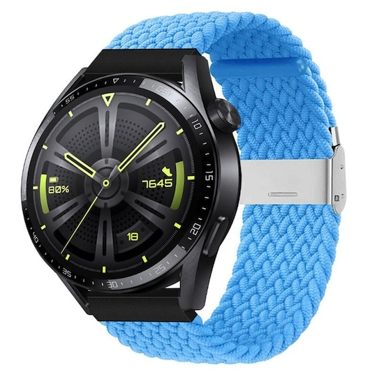 Punottu elastinen rannekoru Huawei Watch GT3 (46mm) - skyblue