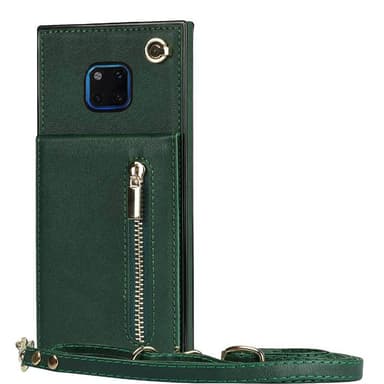 Zipper kaulakorukotelo Huawei Mate 20 Pro - Vihreä