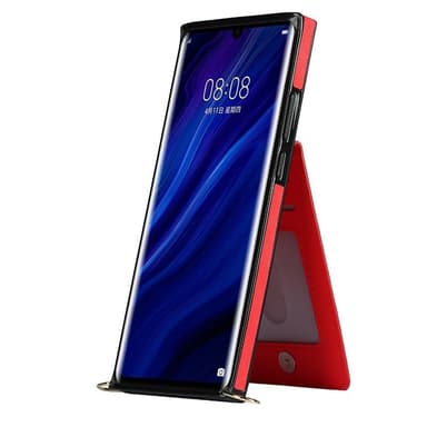 Zipper kaulakorukotelo Huawei Mate 20 Pro - Punainen