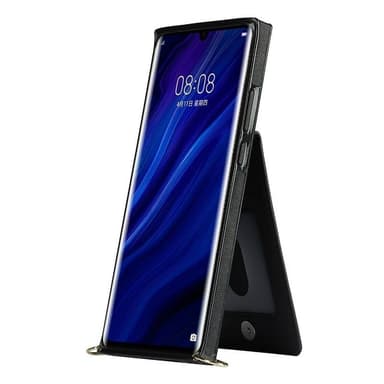 Zipper kaulakorukotelo Huawei Mate 20 - Musta