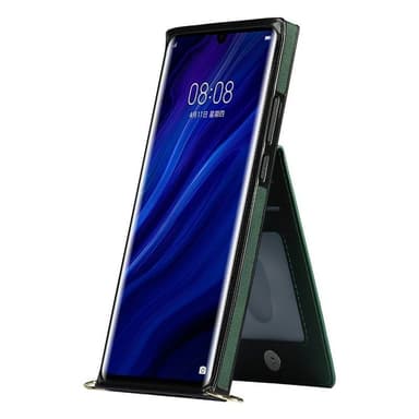 Zipper kaulakorukotelo Huawei Mate 20 - Vihreä