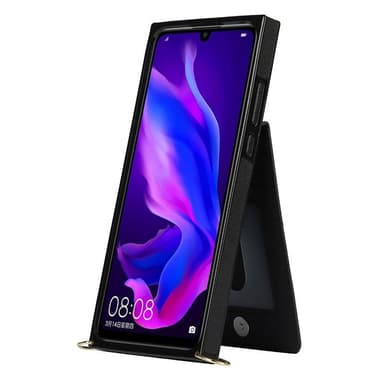 Zipper kaulakorukotelo Huawei P30 Lite - Musta