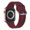Kellon ranne Tummanpunainen Apple Watch 1-7 Gen 38/40/41 mm
