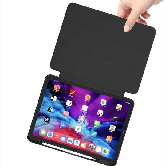 Magneettinen kotelo jalustatoiminnolla Musta iPad Pro 11 2018/2020/2021