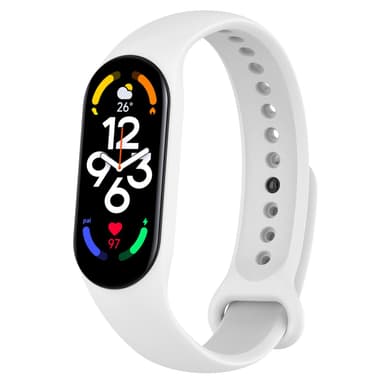 Kellonranneke Xiaomi Mi Band 7 TPU White -puhelimelle