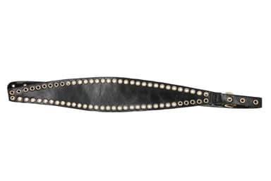 Bälte vintage öljetter 165 cm Svart