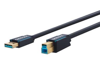 Sovitinkaapeli USB-A:sta USB-B 3.0:aan