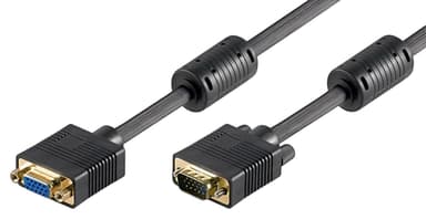 Goobay Full HD SVGA -näytön jatkokaapeli, kullattu