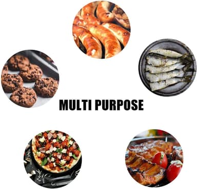 Tarttumaton BBQ-grillimatto 2 kpl Kupari