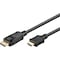 DisplayPort-HDMIâ„¢-sovitinkaapeli kullattu