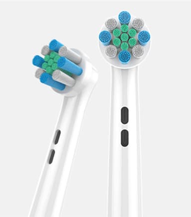 Vaihtohammasharjan päiden syväpuhdistus 12 kpl Monivärinen Braun Oral-B D4510